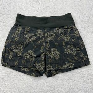 Athleta Trekkie North Printed Short Women's 4 Dark Floral Athleisure Activewear